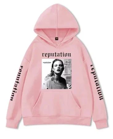 Taylor Swift Album Pink Hoodie