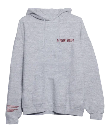 Taylor Swift Logo Red Hoodie