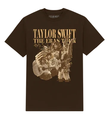 Taylor Swift The Eras Tour Fearless Album Brown T-Shirt