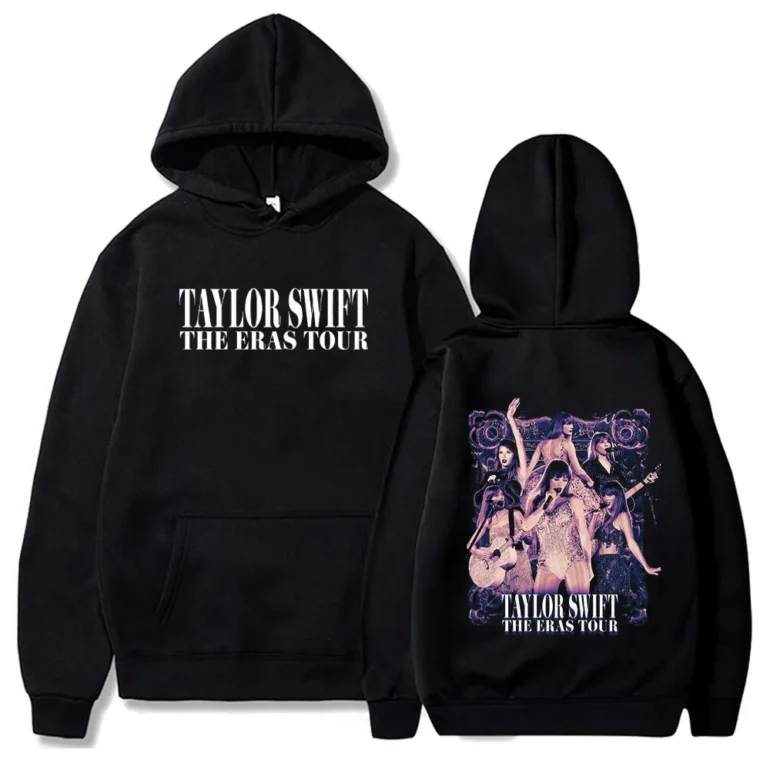 Taylor Swift Eras Tour Black Hoodie